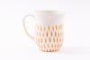 White Colour Carved mug 2